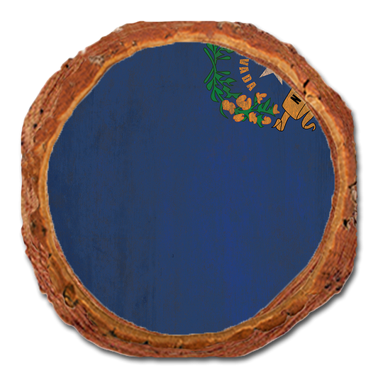 Coaster: Live Edge - Nevada State Flag (Pack of 5)