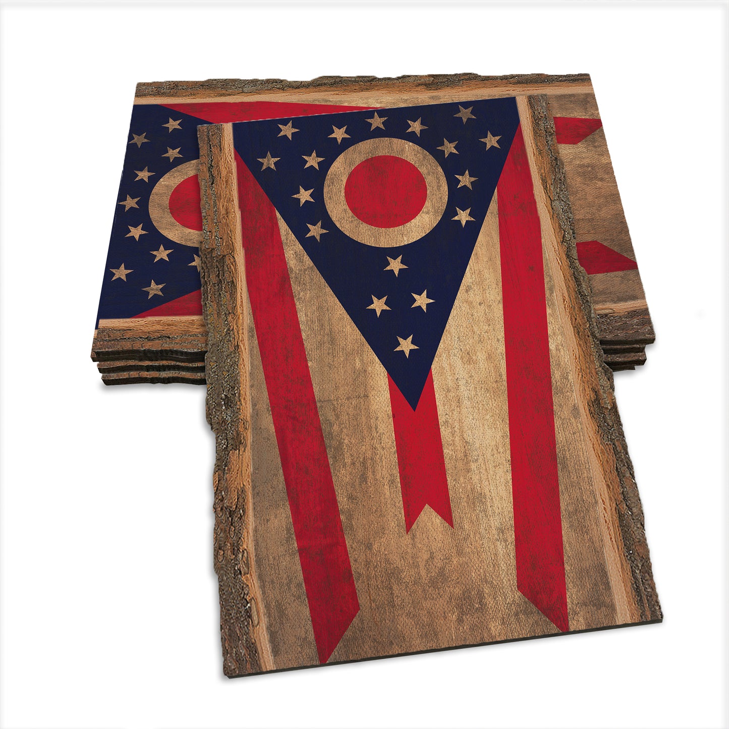 Ohio State Flag - Live Edge Live Edge Postcard (5pk // $2.80ea)