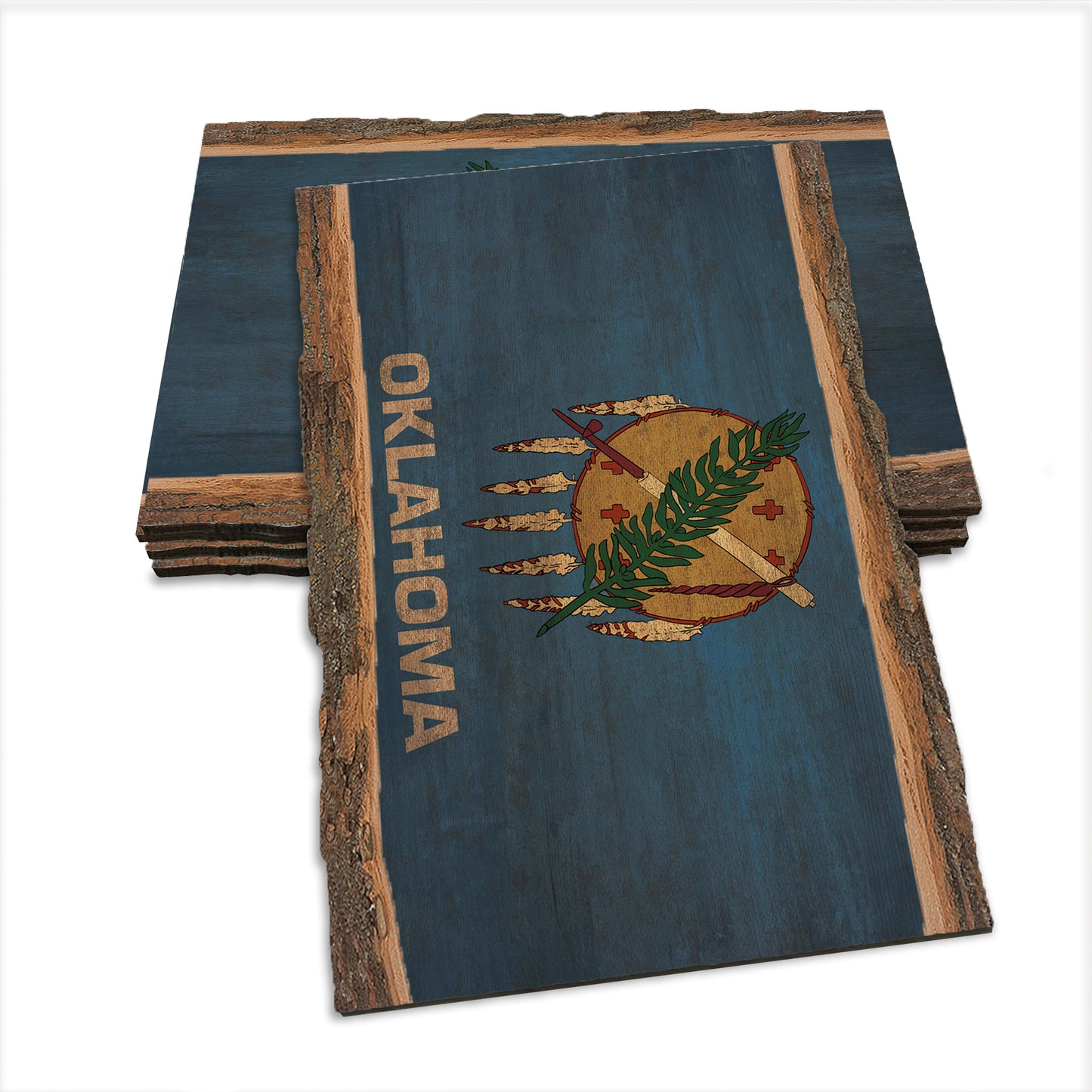 Oklahoma State Flag - Live Edge Live Edge Postcard (5pk // $2.80ea)