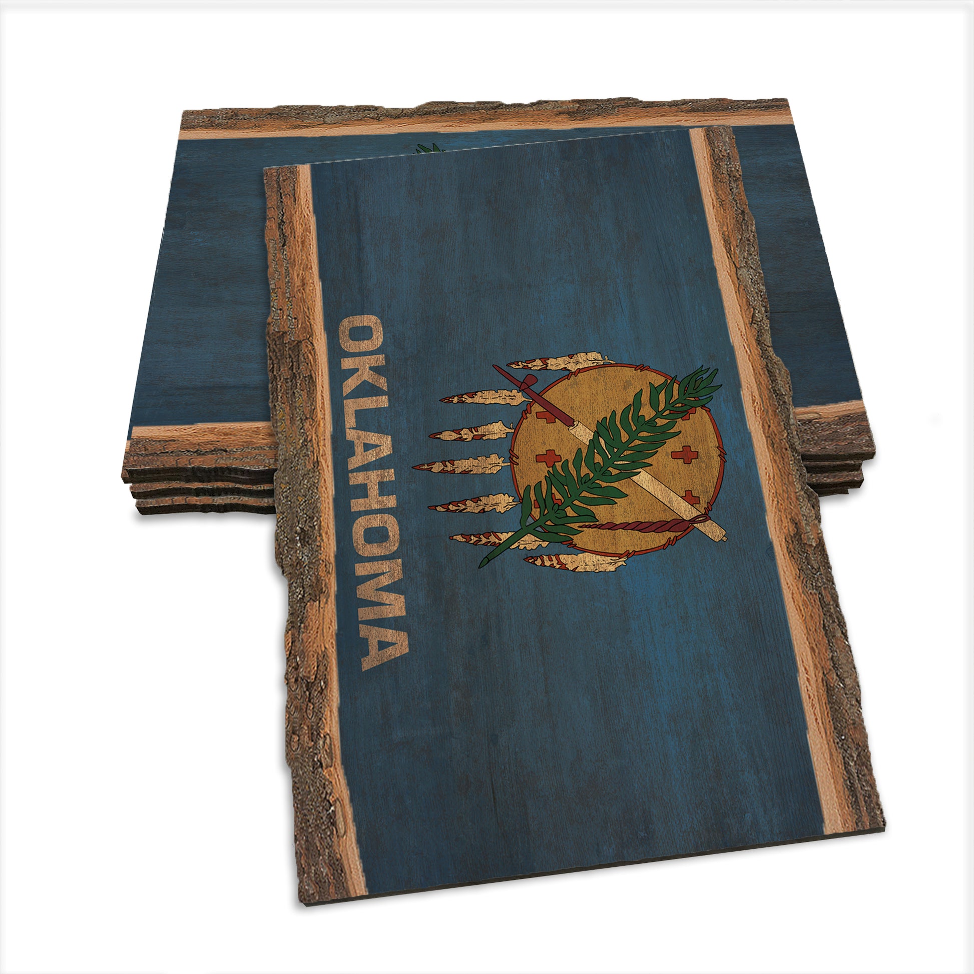 Oklahoma State Flag - Live Edge Live Edge Postcard (5pk // $2.80ea)