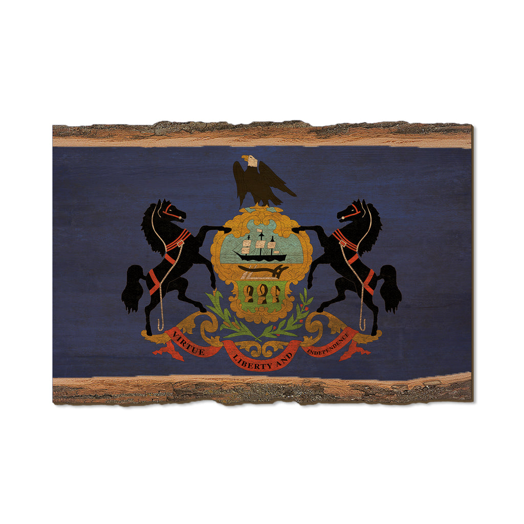Pennsylvania State Flag - Live Edge Live Edge Postcard (5pk // $2.80ea)