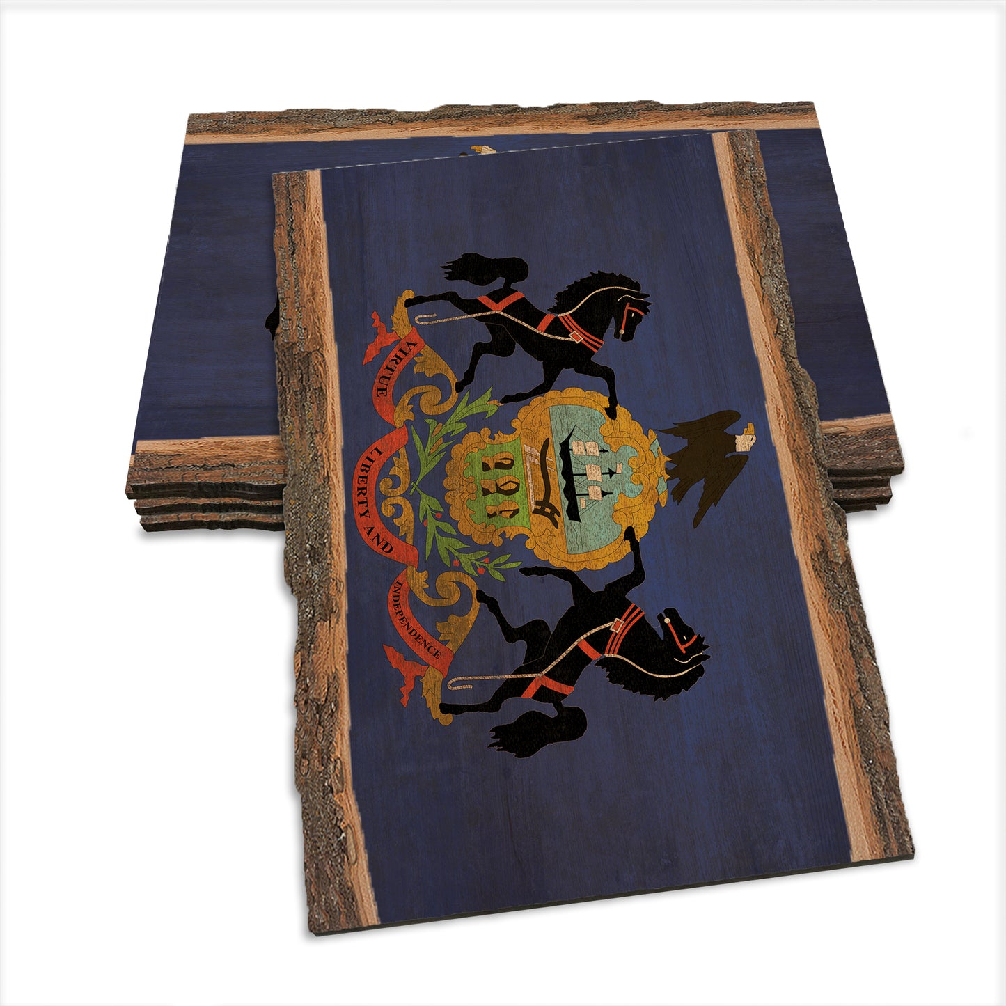 Pennsylvania State Flag - Live Edge Live Edge Postcard (5pk // $2.80ea)
