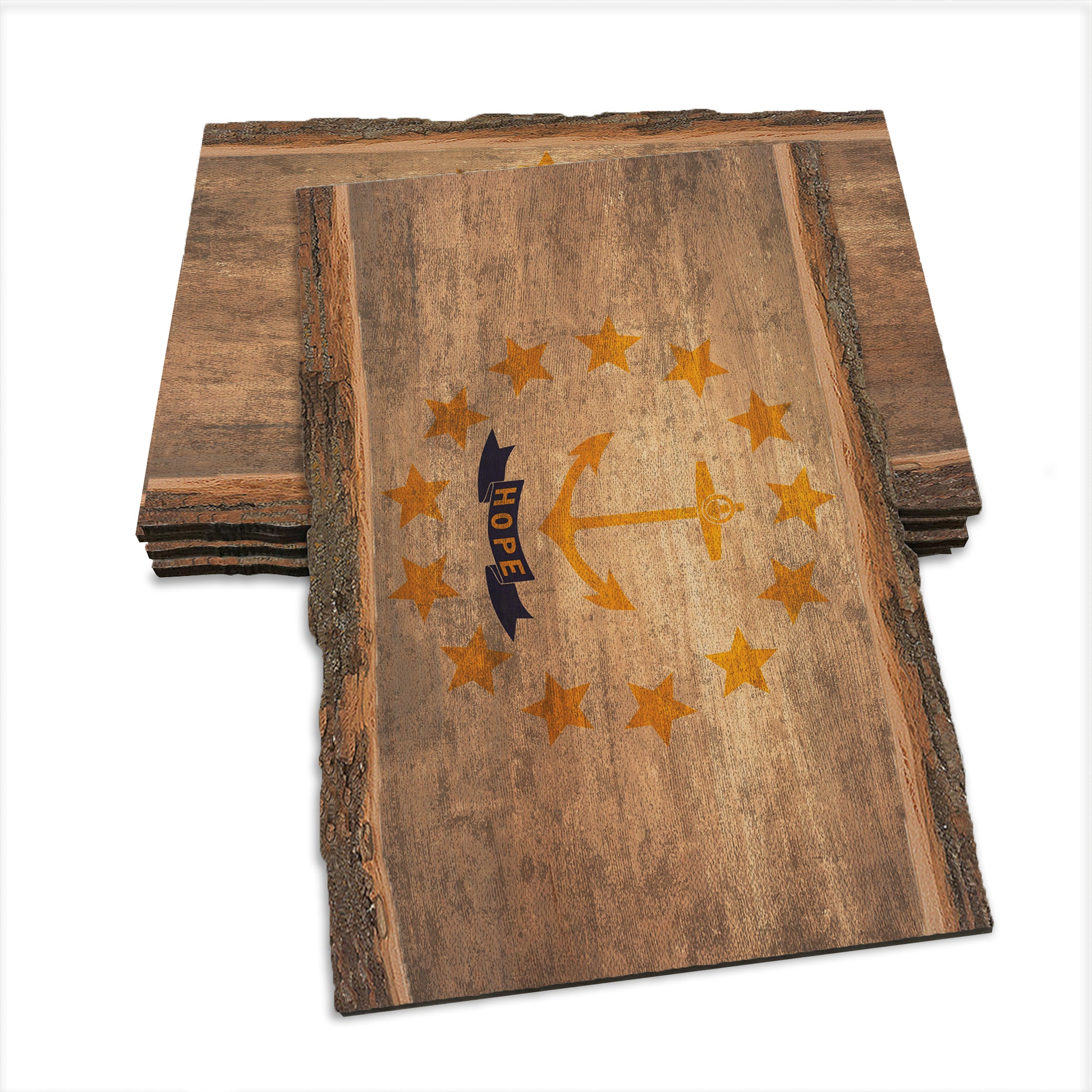 Rhode Island State Flag - Live Edge Live Edge Postcard (5pk // $2.80ea)