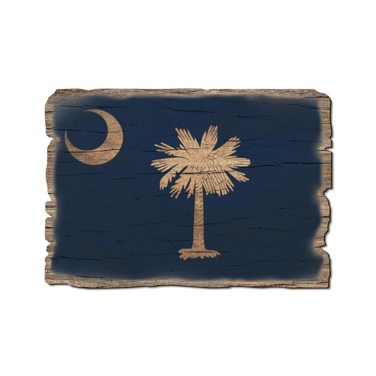 South Carolina State Flag - Weathered Edge Rustic Edge Postcard (5pk // $2.80ea)