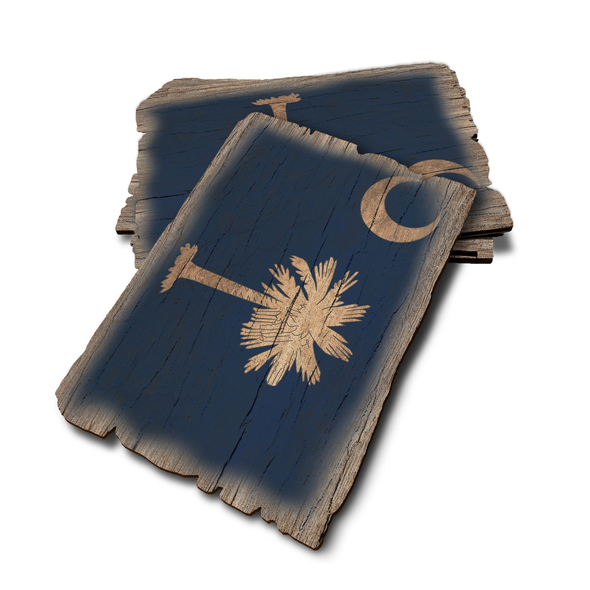 South Carolina State Flag - Weathered Edge Rustic Edge Postcard (5pk // $2.80ea)