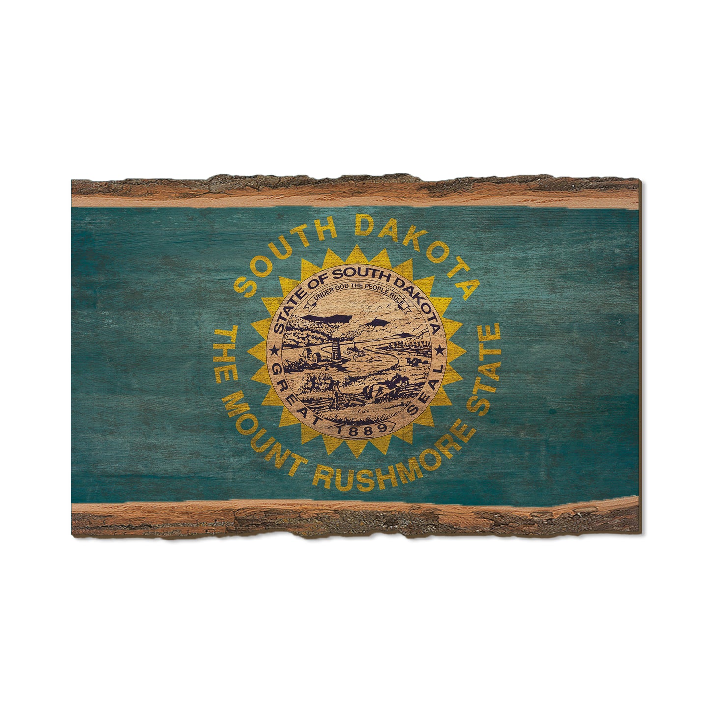 South Dakota State Flag - Live Edge Live Edge Magnet (5pk // $2.80ea)