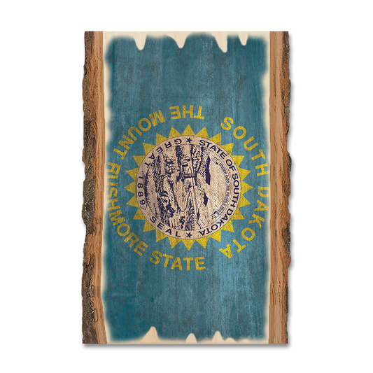 Magnet: Live Edge - South Dakota State Flag