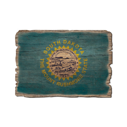 South Dakota State Flag - Weathered Edge Rustic Edge Postcard (5pk // $2.80ea)