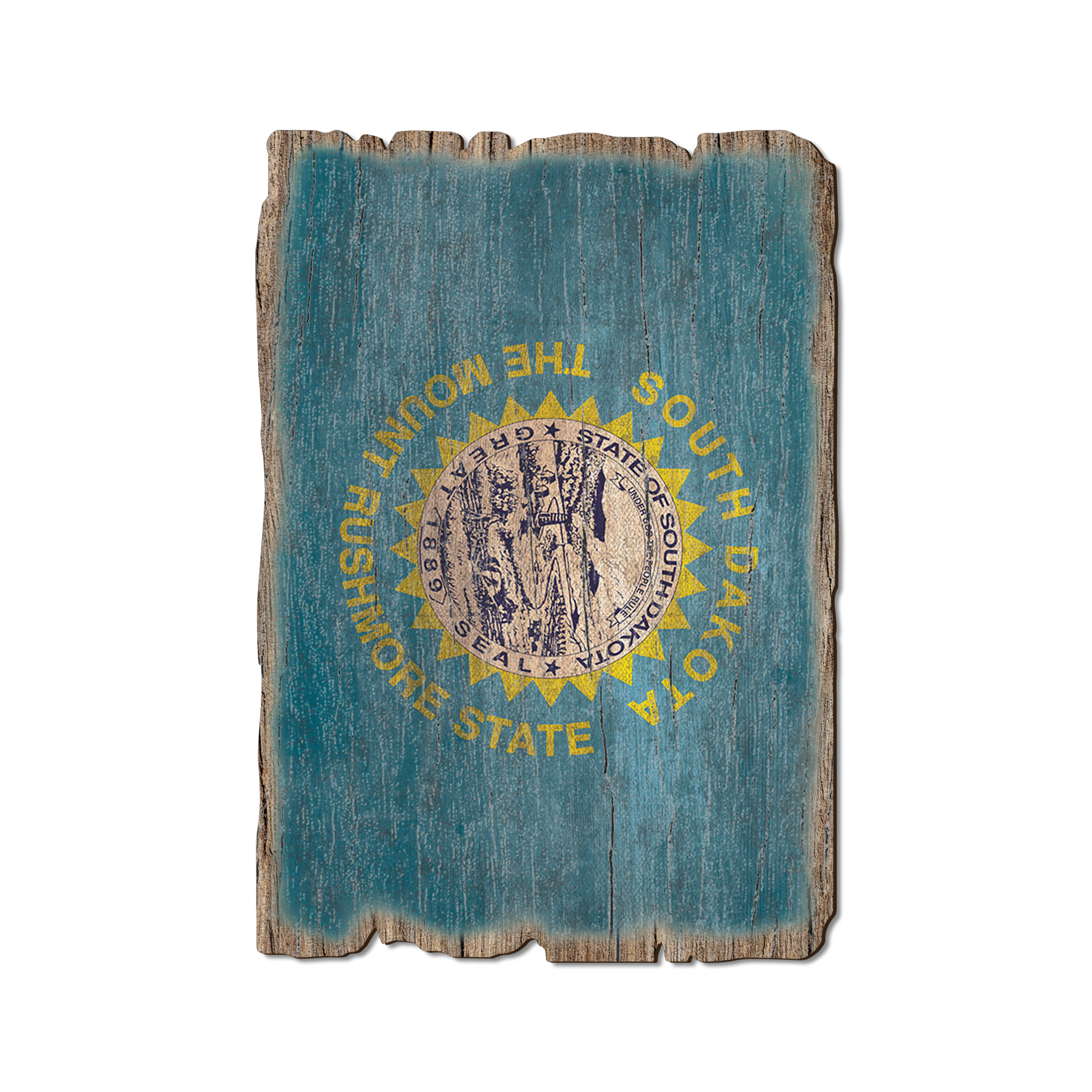 Ornament: Weathered Edge - South Dakota State Flag