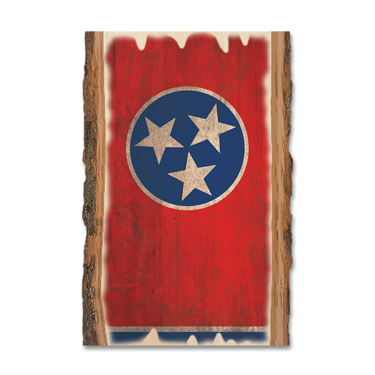 Magnet: Live Edge - Tennessee State Flag
