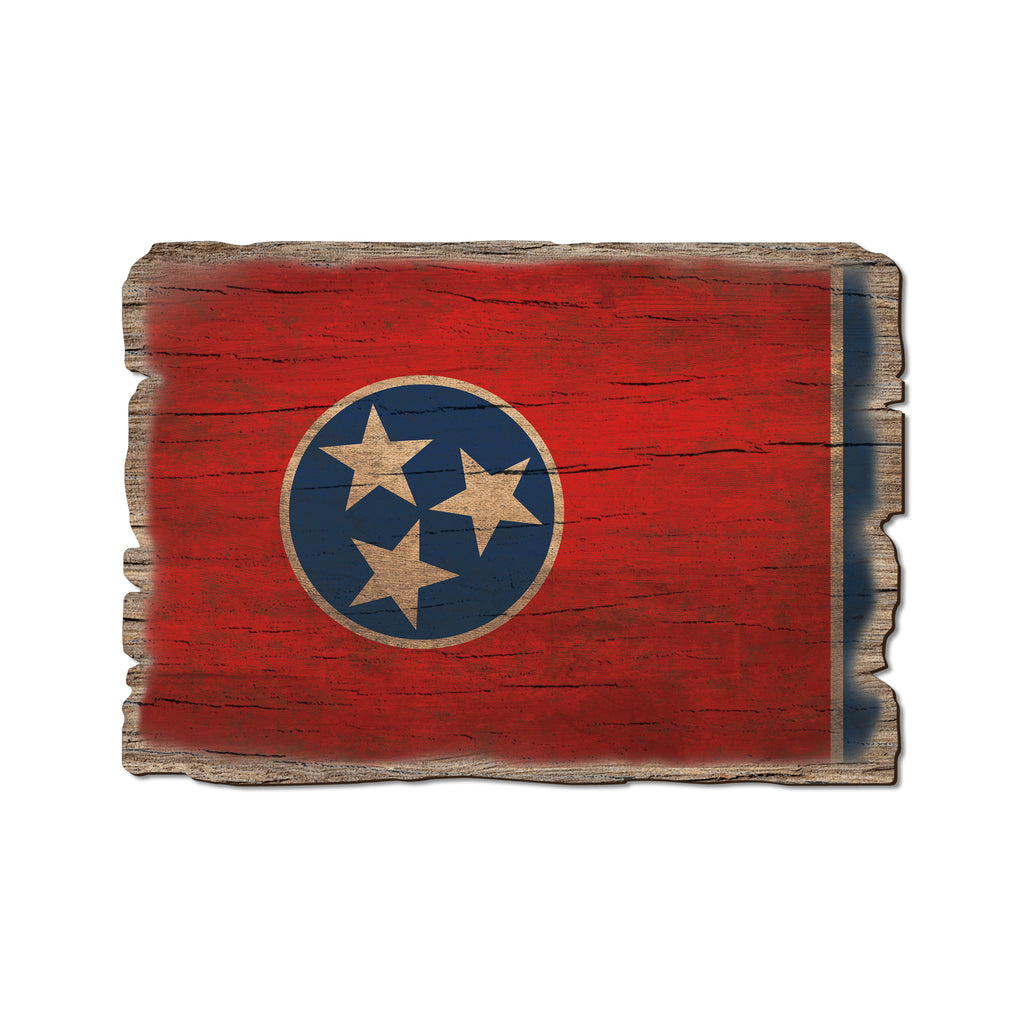Tennessee State Flag - Weathered Edge Rustic Edge Postcard (5pk // $2.80ea)