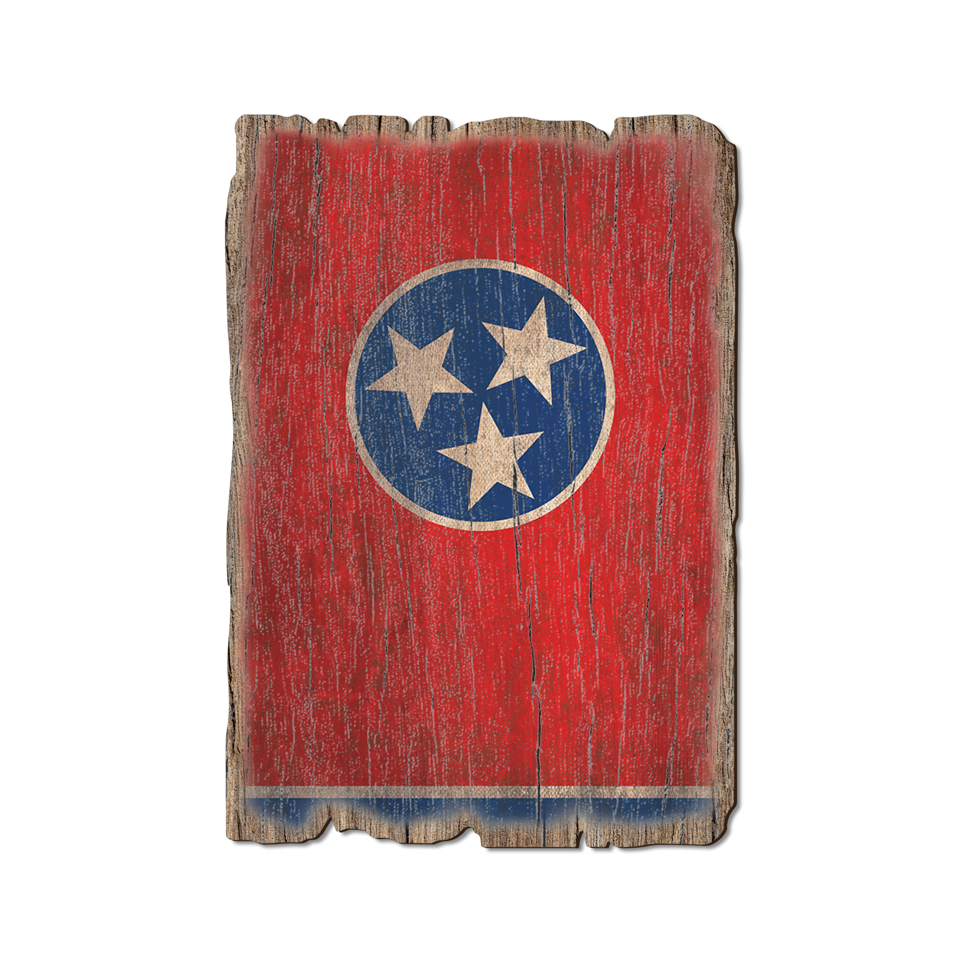 Ornament: Weathered Edge - Tennessee State Flag