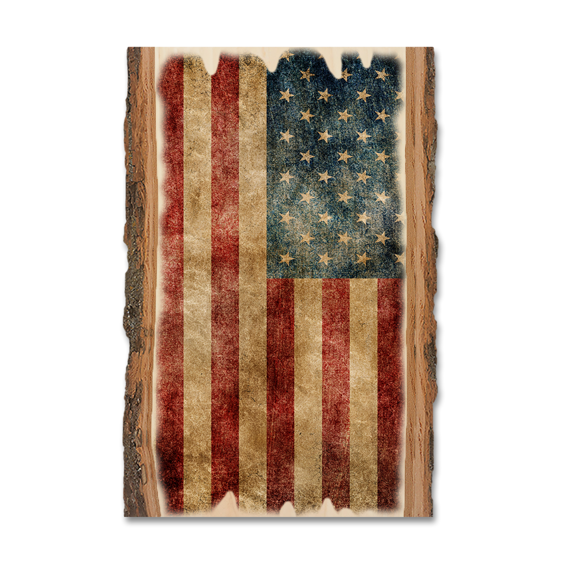 Ornament: Live Edge - The Patriot US Flag
