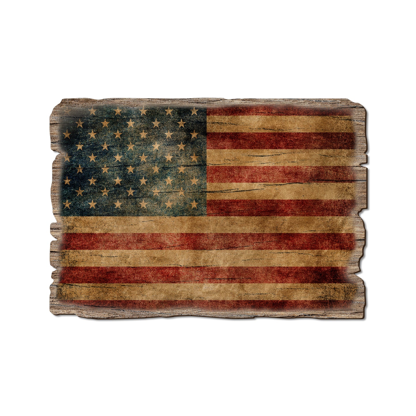 The Patriot - Weathered Edge Rustic Edge Postcard (5pk // $2.80ea)