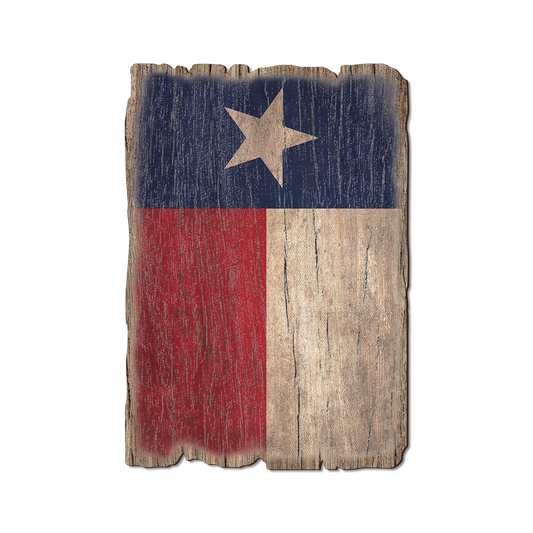 Greeting Card: Weathered Edge - Texas State Flag