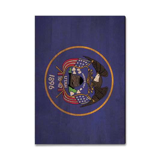 Greeting Card: Classic Edge - Utah State Flag
