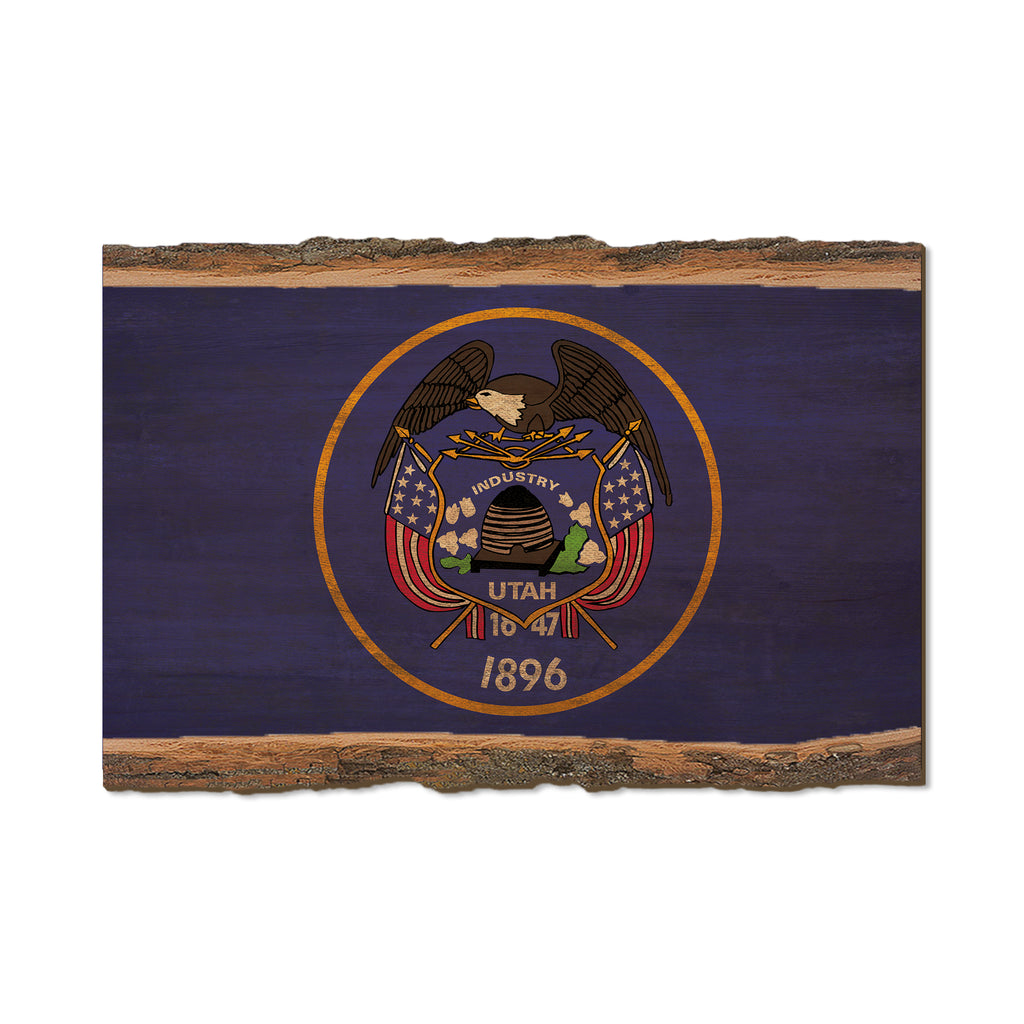 Utah State Flag - Live Edge Live Edge Postcard (5pk // $2.80ea)