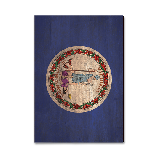 Magnet: Classic Edge - Virginia State Flag