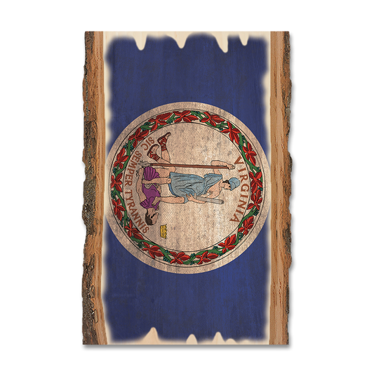 Magnet: Live Edge - Virginia State Flag