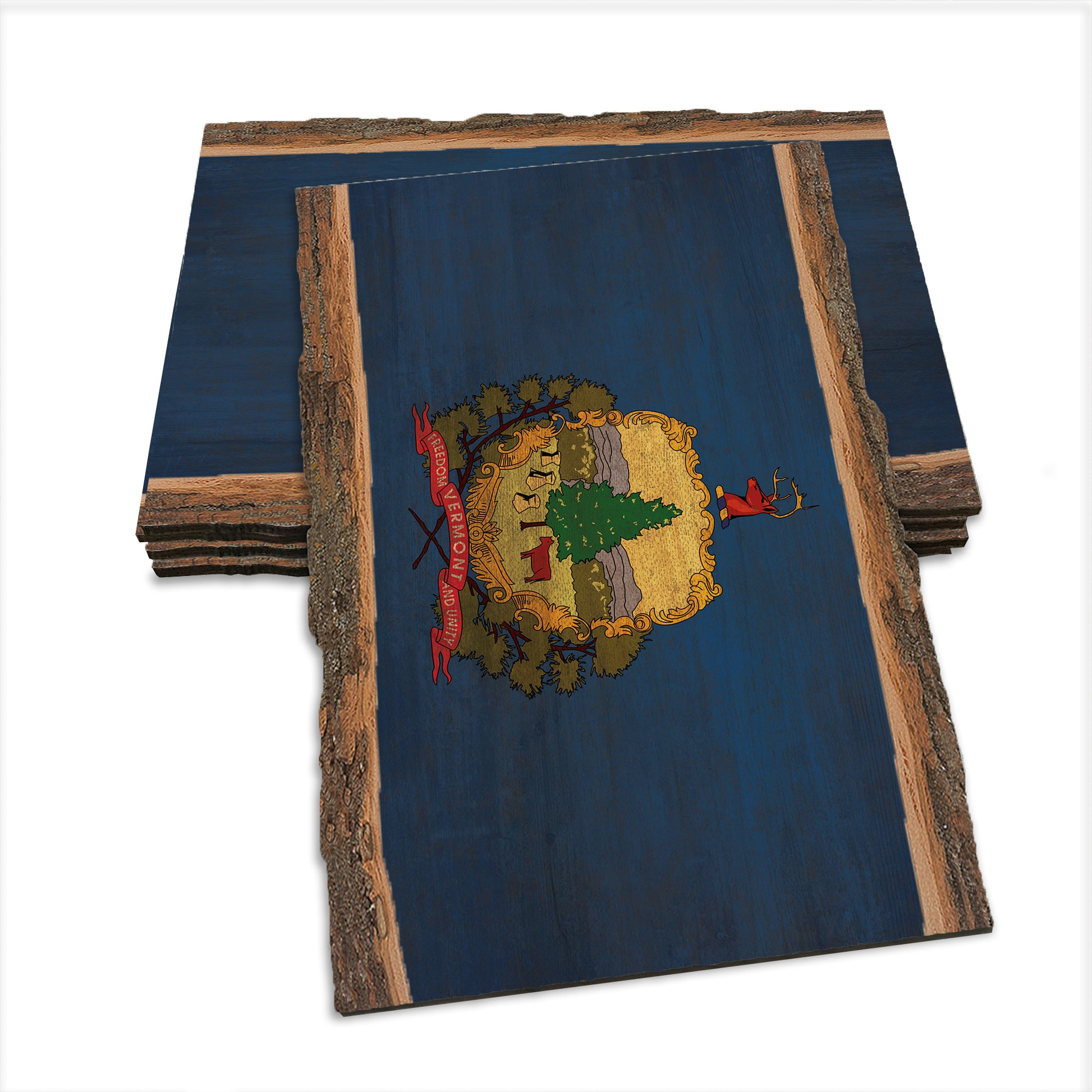 Vermont State Flag - Live Edge Live Edge Postcard (5pk // $2.80ea)