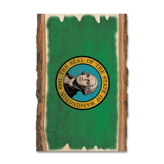 Magnet: Live Edge - Washington State Flag
