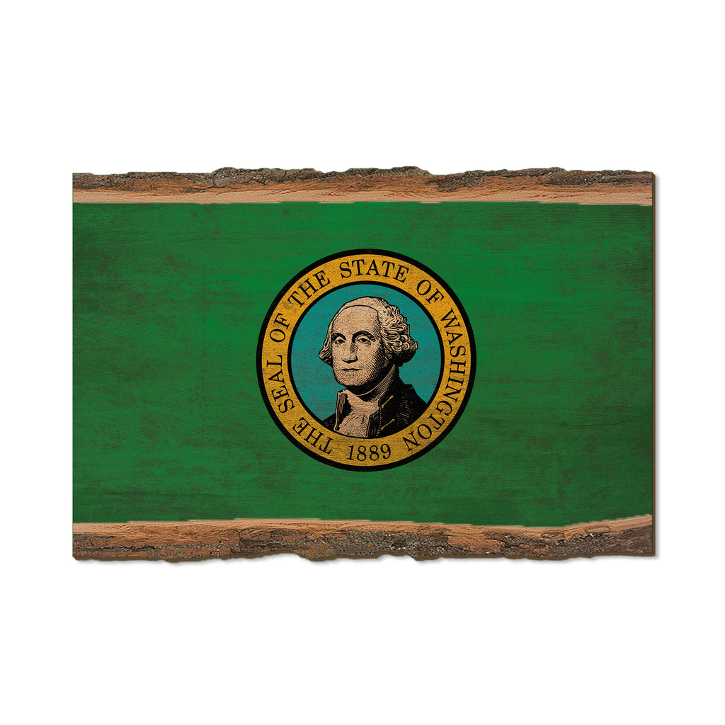 Washington State Flag - Live Edge Live Edge Postcard (5pk // $2.80ea)