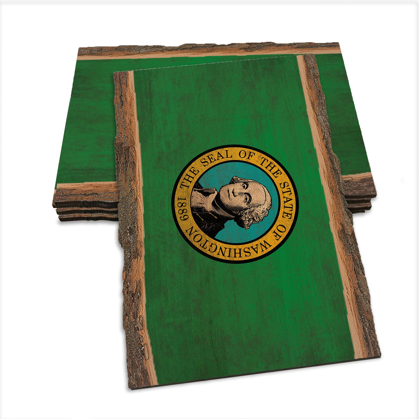 Washington State Flag - Live Edge Live Edge Postcard (5pk // $2.80ea)