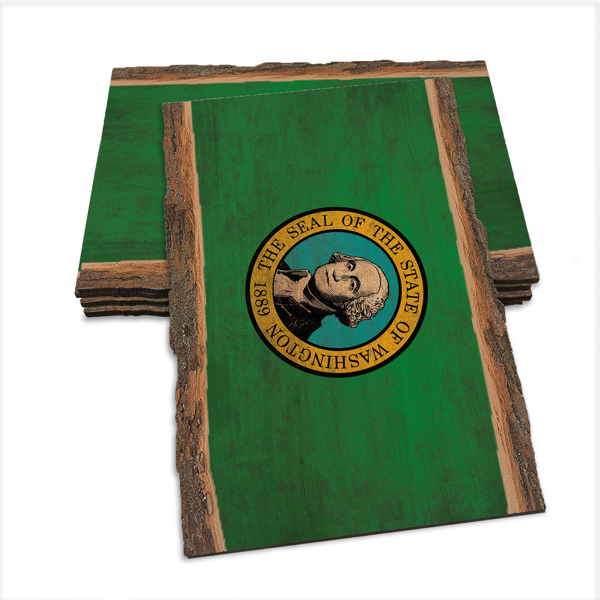 Washington State Flag - Live Edge Live Edge Postcard (5pk // $2.80ea)