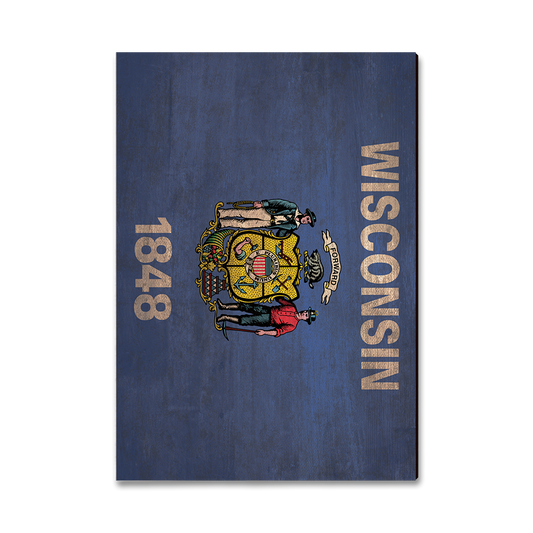 Magnet: Classic Edge - Wisconsin State Flag