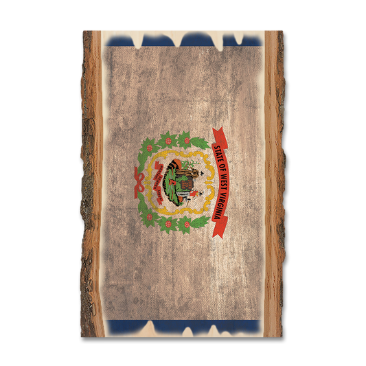 Magnet: Live Edge - West Virginia State Flag