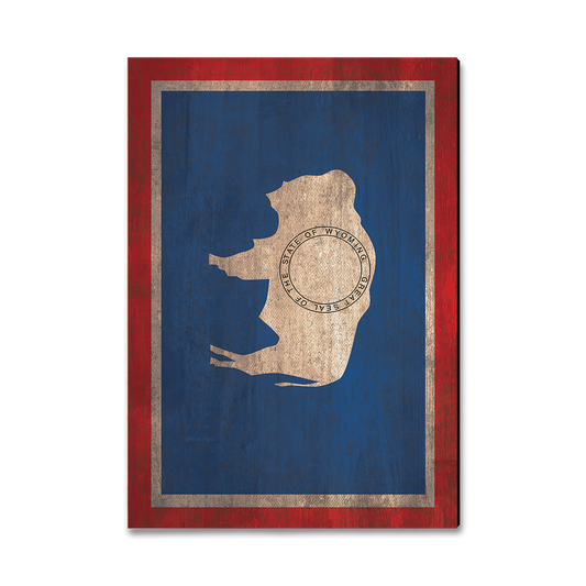 Magnet: Classic Edge - Wyoming State Flag