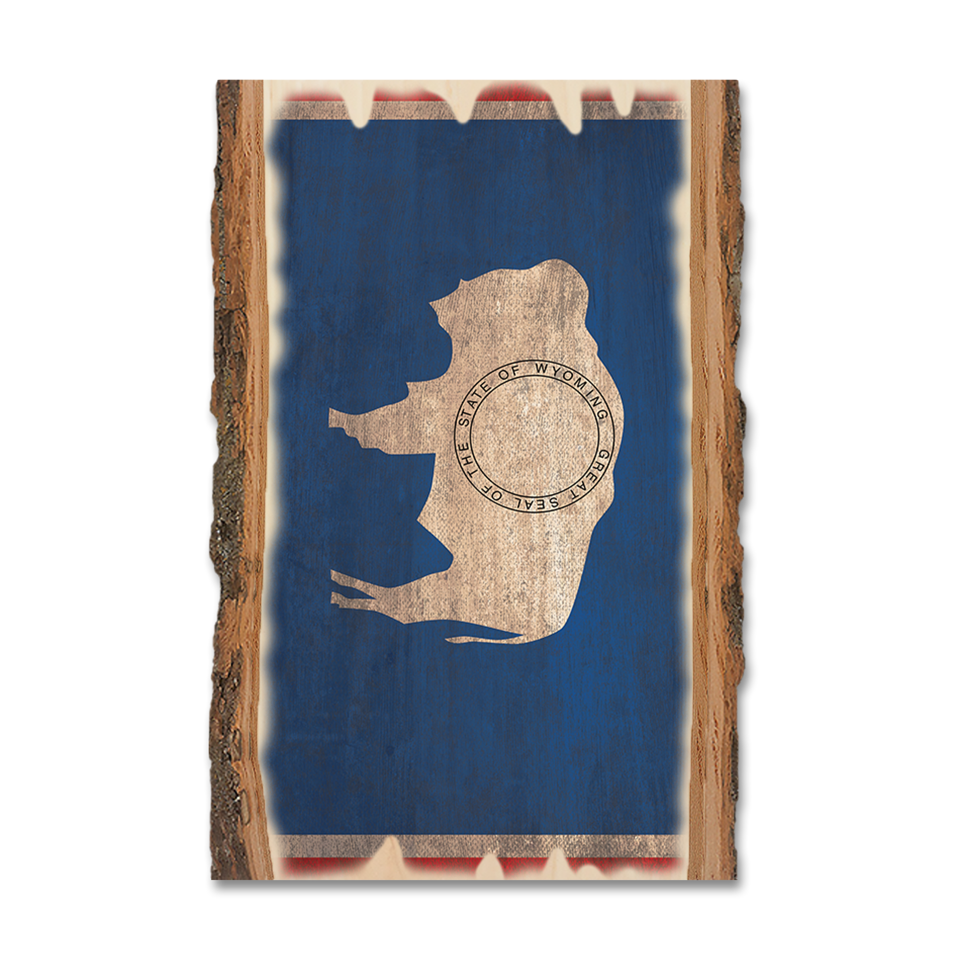Magnet: Live Edge - Wyoming State Flag