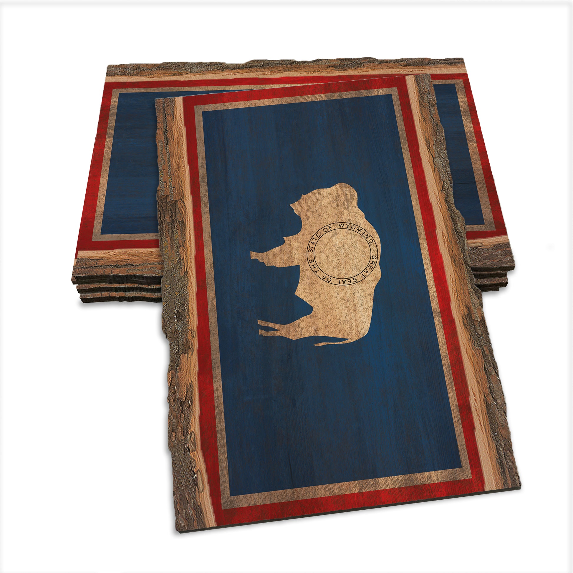 Wyoming State Flag - Live Edge Live Edge Postcard (5pk // $2.80ea)