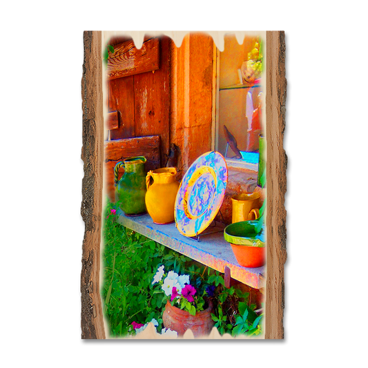 Greeting Card: Live Edge - French pottery