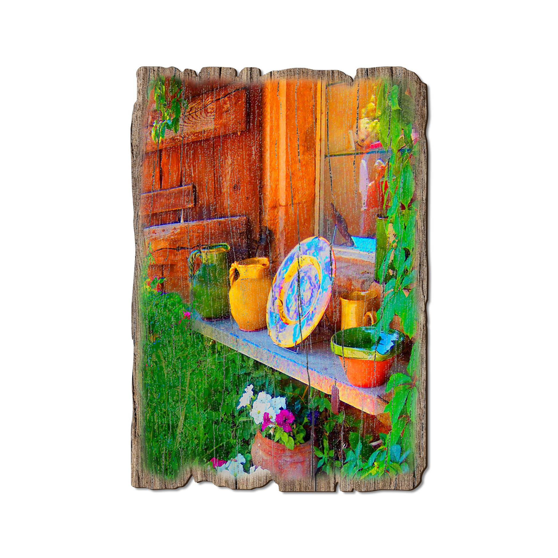 Postcard: Weathered Edge - French pottery