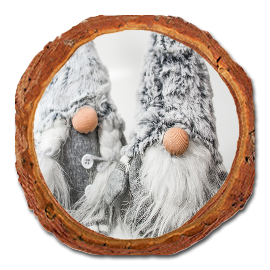 Coaster: Live Edge - Gnome Couple (Pack of 5)