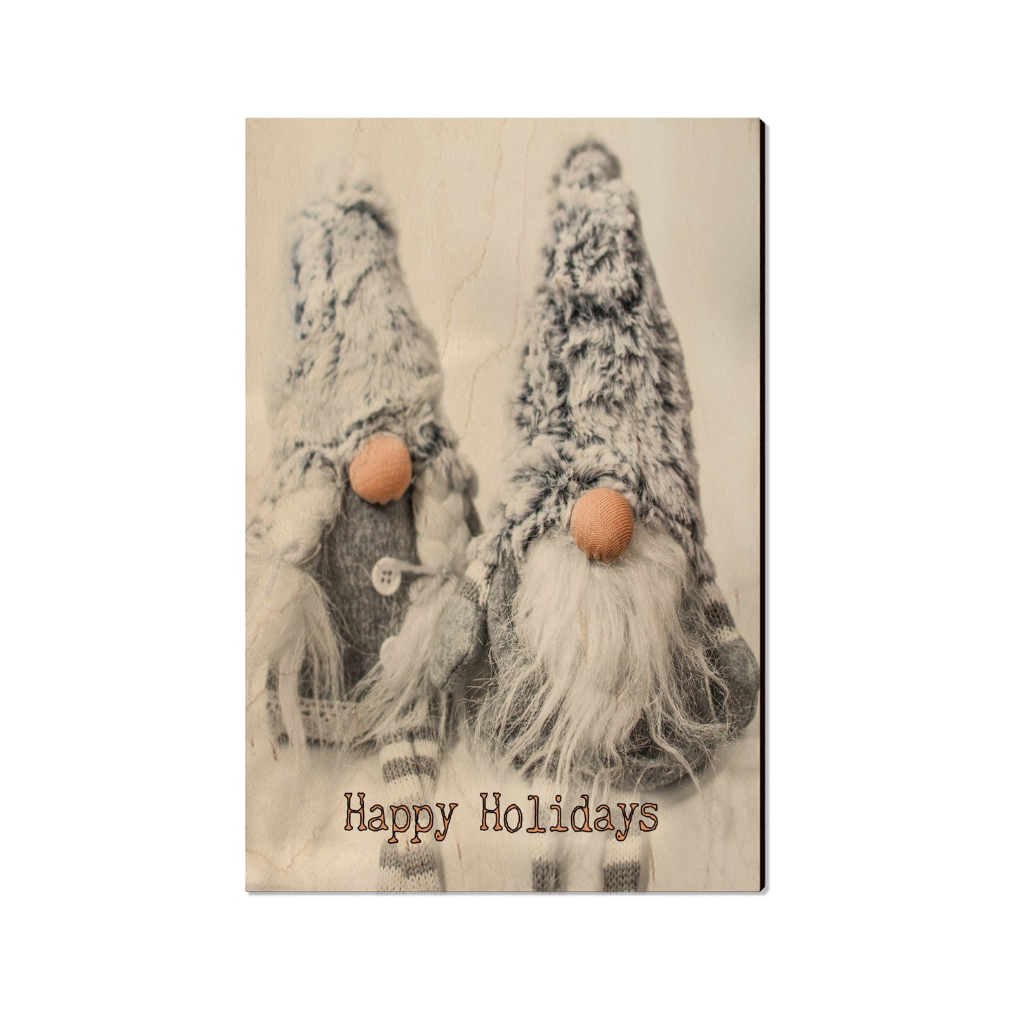 Gnome Couple - Holiday - Classic Edge