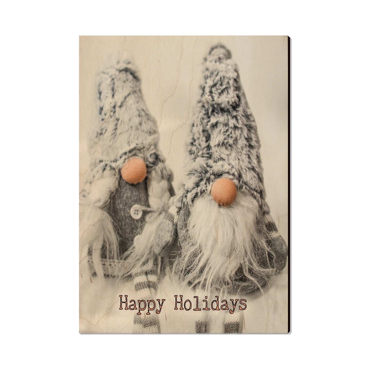 Gnome Couple - Holiday - Classic Edge