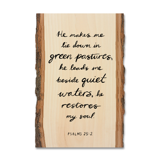Greeting Card: Live Edge - Green Pastures