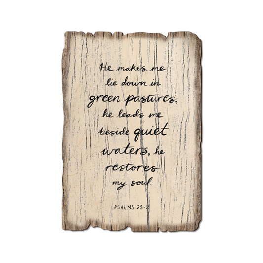 Greeting Card: Weathered Edge - Green Pastures (Pack of 5)