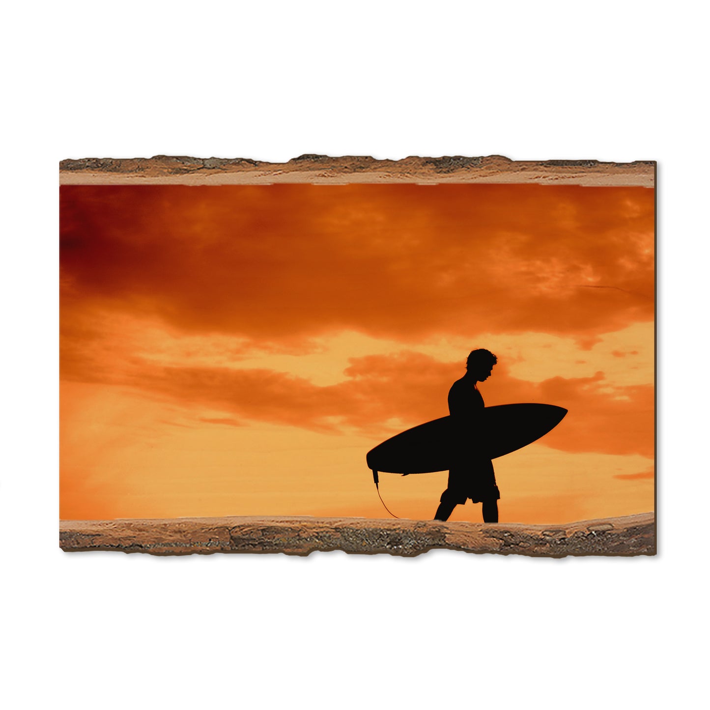 Beach Boy - Live Edge Magnet Live Edge Postcard (5pk // $2.80ea)
