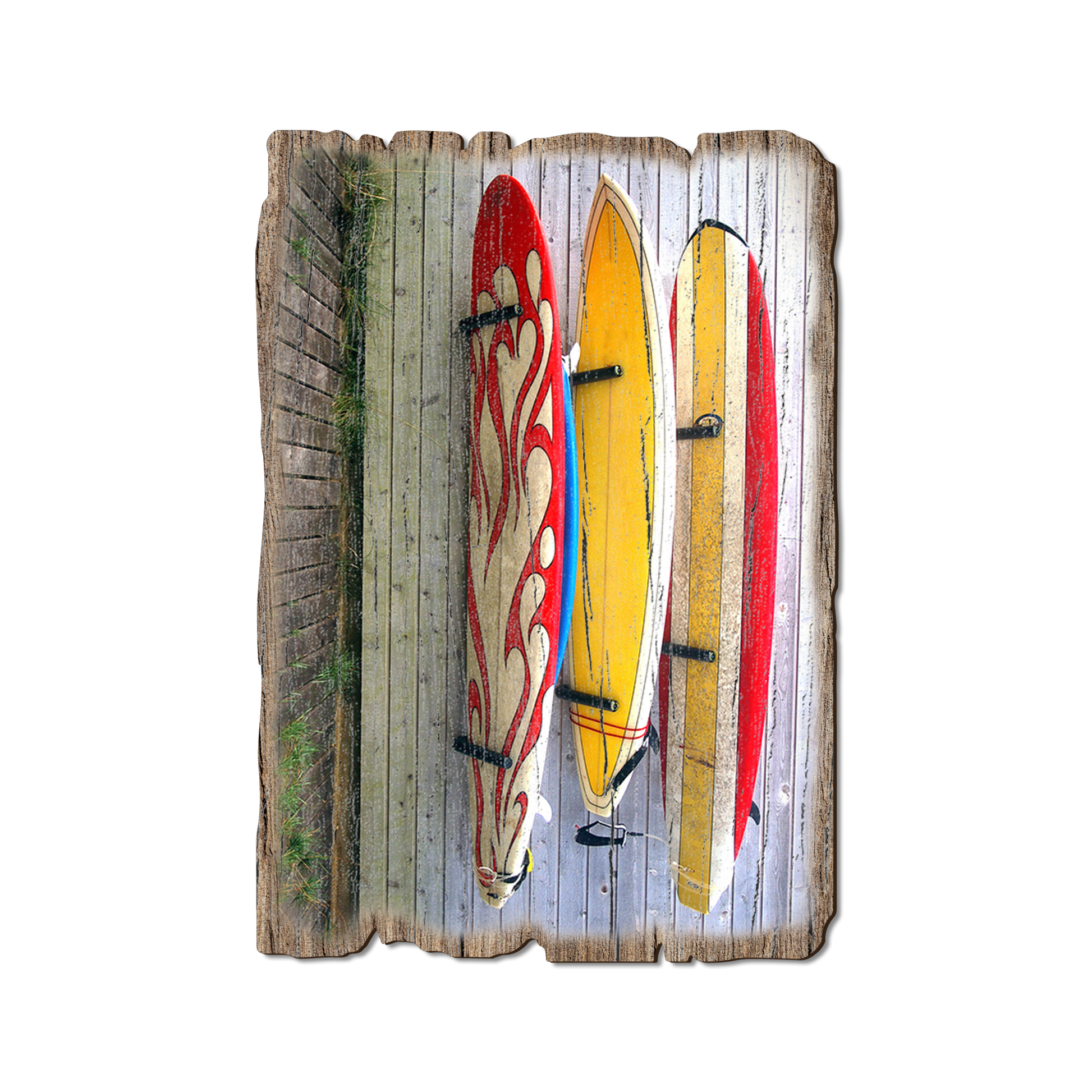 Greeting Card: Weathered Edge - Board Walk