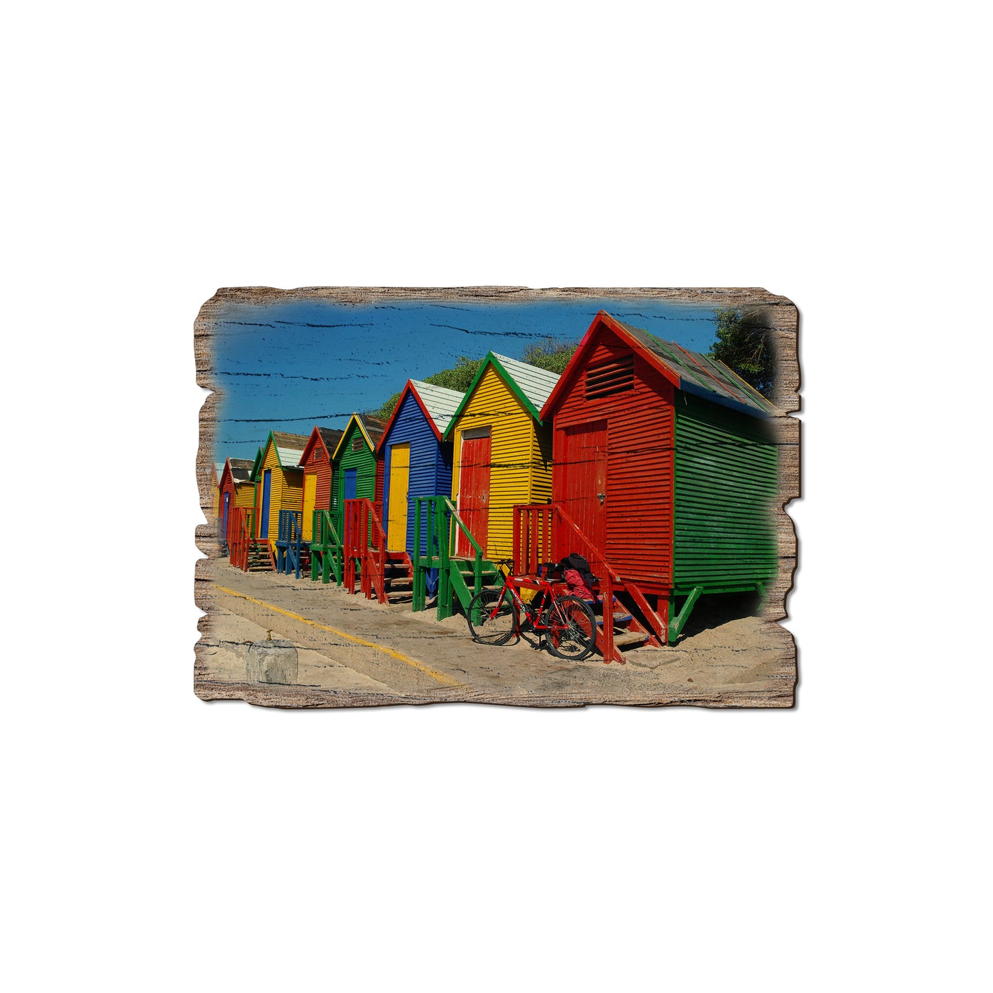 Colored Cabanas - Weathered Edge Magnet Weathered Edge Magnet (5pk // $2.80ea)