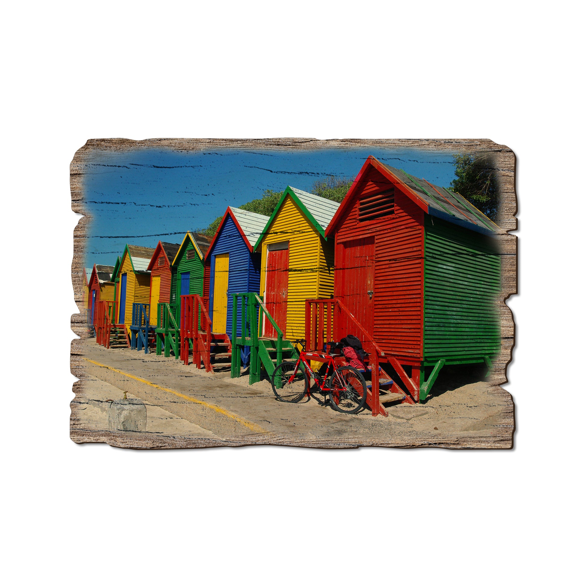 Colored Cabanas - Weathered Edge Magnet Weathered Edge Postcard (5pk // $2.80ea)