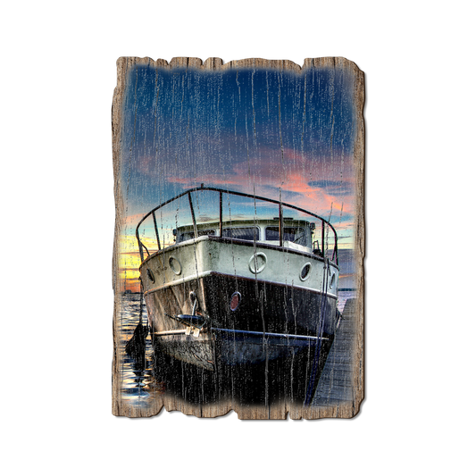 Greeting Card: Weathered Edge - Nautical Nights