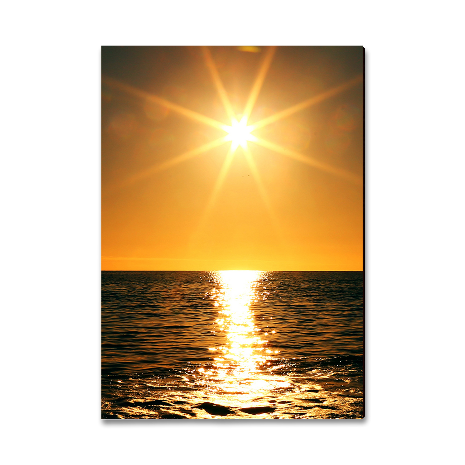Greeting Card: Classic Edge - Ocean Sun