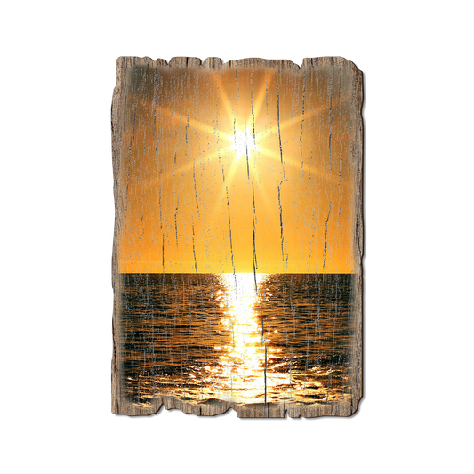 Greeting Card: Weathered Edge - Ocean Sun (Pack of 5)