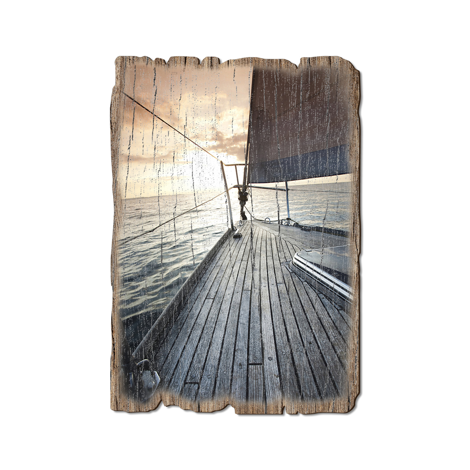 Greeting Card: Weathered Edge - Portside