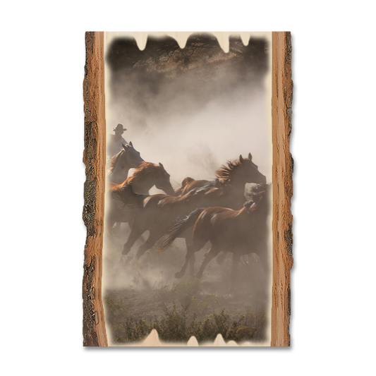 Greeting Card: Live Edge - Raw Hide