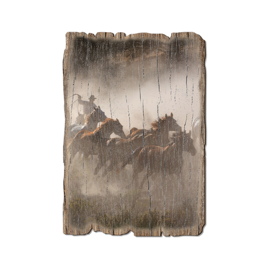Greeting Card: Weathered Edge - Raw Hide (Pack of 5)